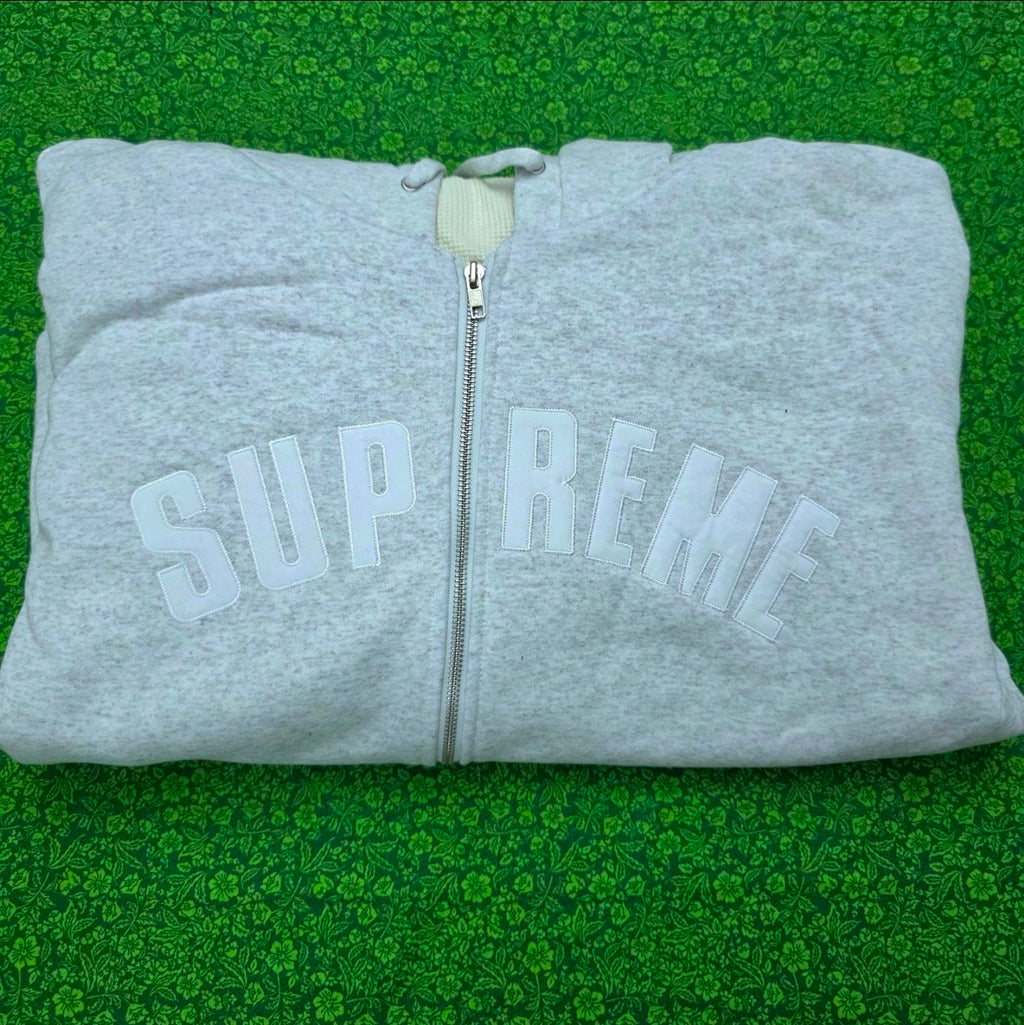 SUPREME Grey Arc Thermal Hoodie Size XL BRAND NEW 💯% AUTHENTIC