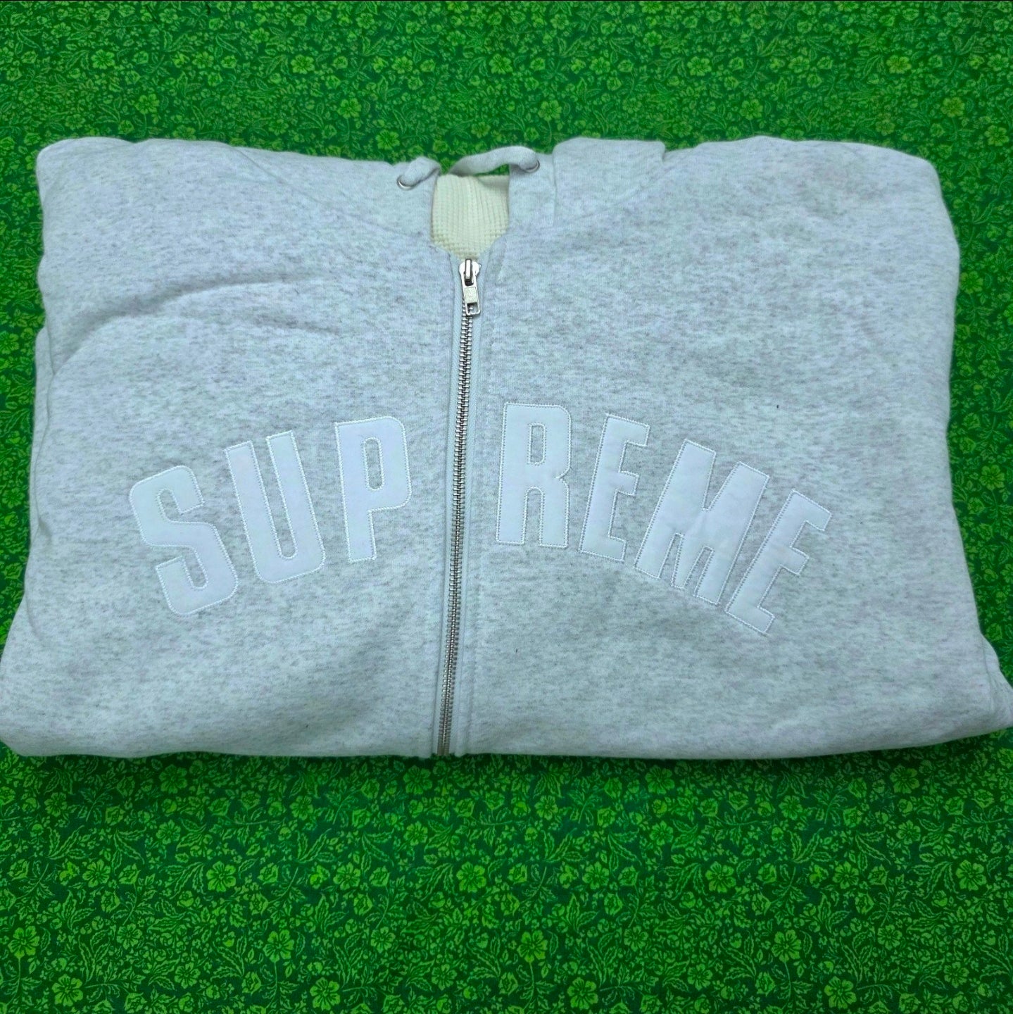 SUPREME Grey Arc Thermal Hoodie Size XL BRAND NEW 💯% AUTHENTIC