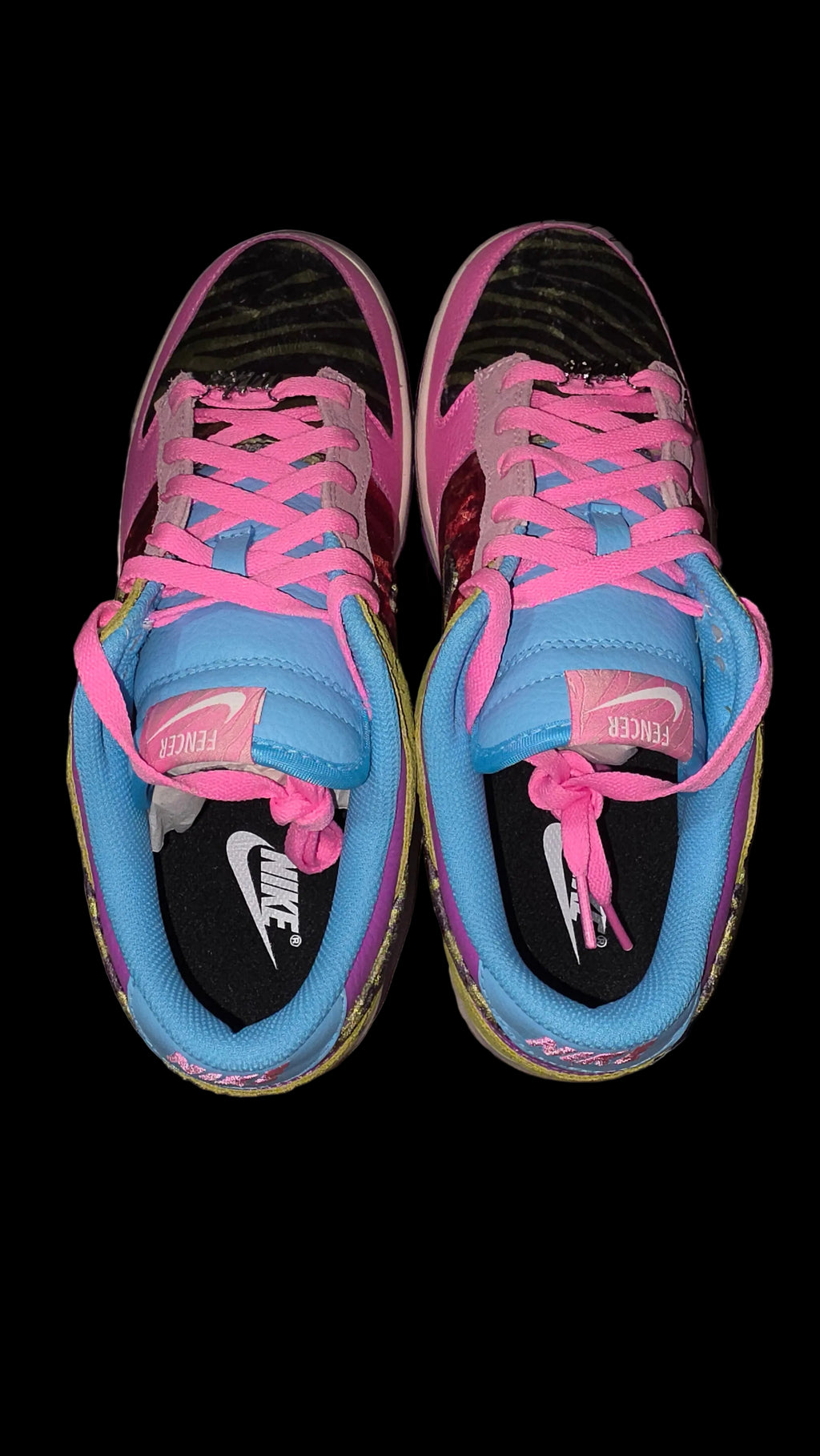 Nike Dunk Low "Unlocked By You" sneakers designed by fencer Miles Chamley-Watson.