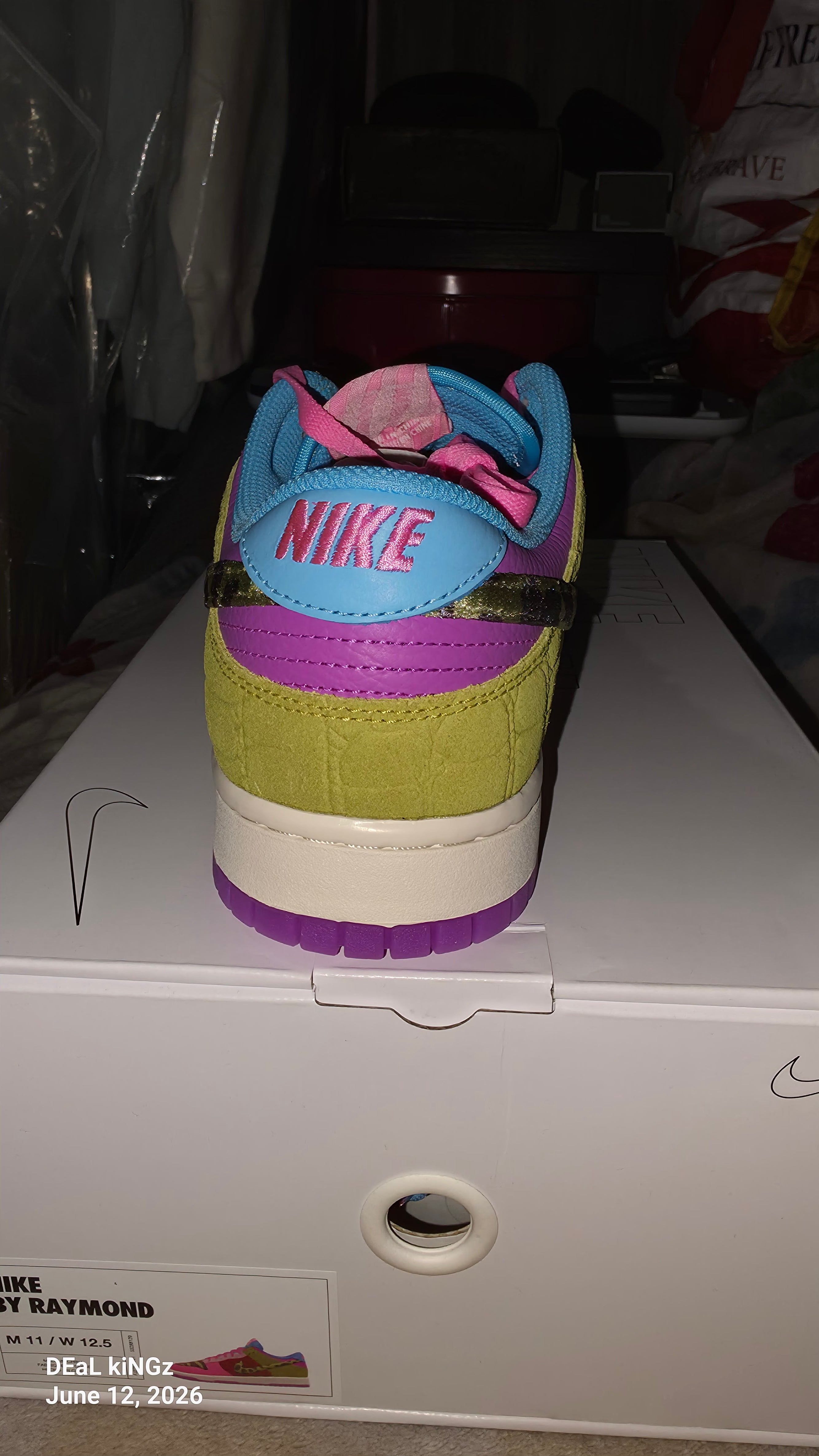 Nike Dunk Low "Unlocked By You" sneakers designed by fencer Miles Chamley-Watson.