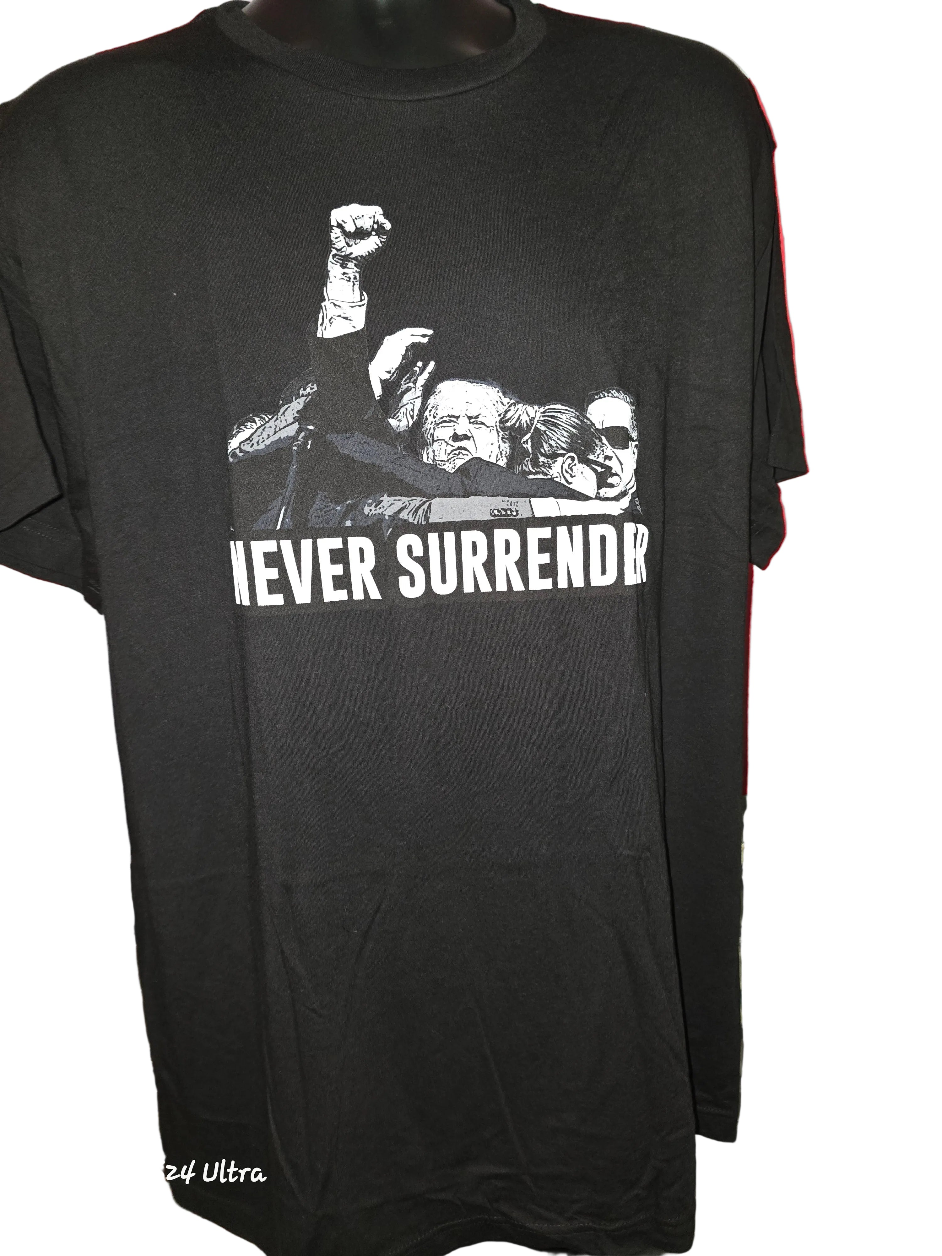 NEVER SURRENDER BY I LOVE MY FREEDOM SIZE XL BRAND NEW