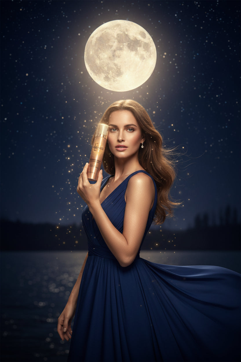 Luminess Rose Gold & Gold Airbrush Makeup Kit with Wonder Family Pouch