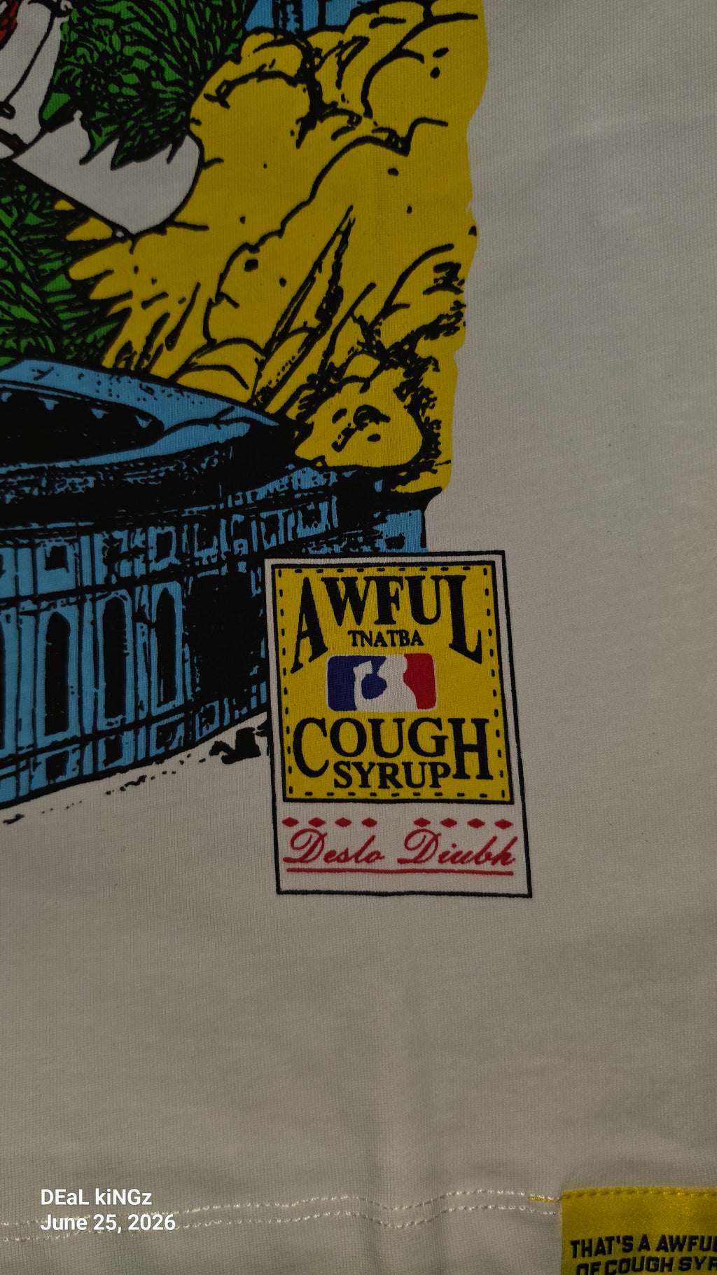 That's a awful lot of cough syrup by Desto dubb size -XL