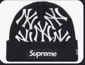 Supreme x New York Yankees x New Era Box Logo Beanie