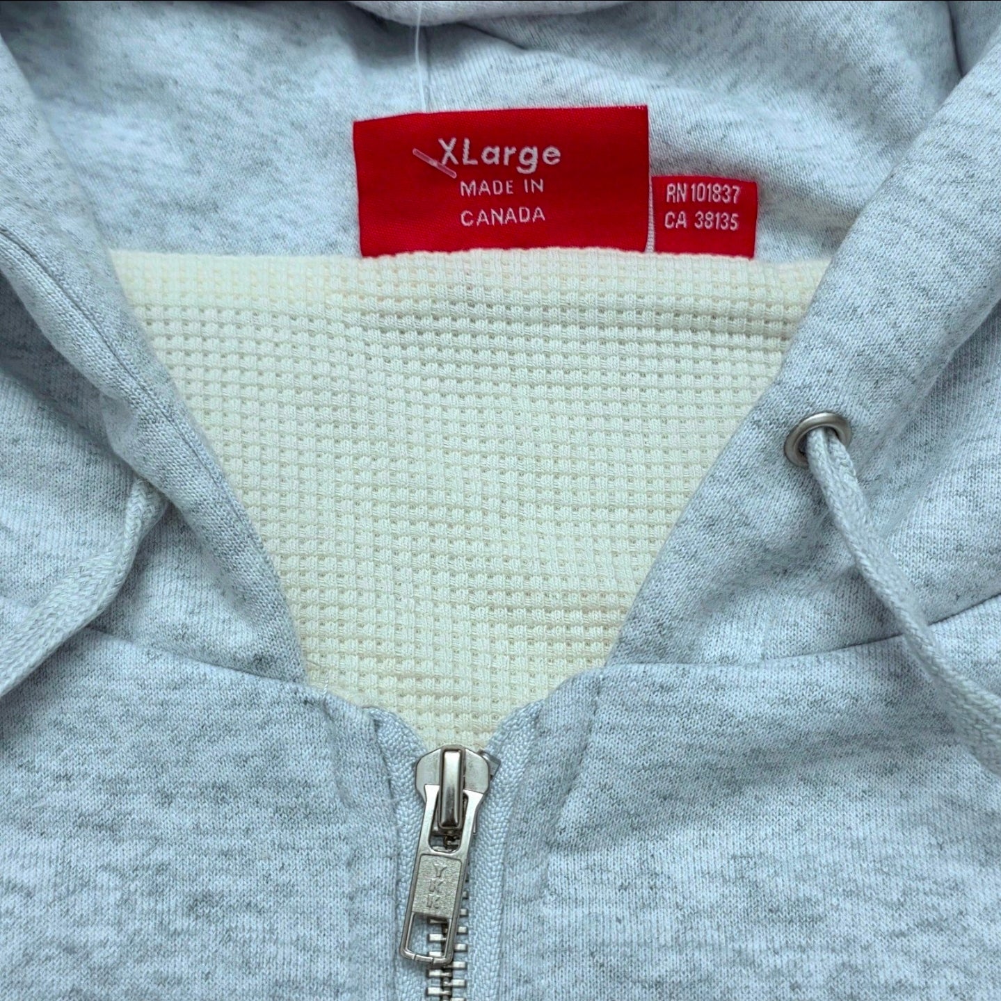 SUPREME Grey Arc Thermal Hoodie Size XL BRAND NEW 💯% AUTHENTIC