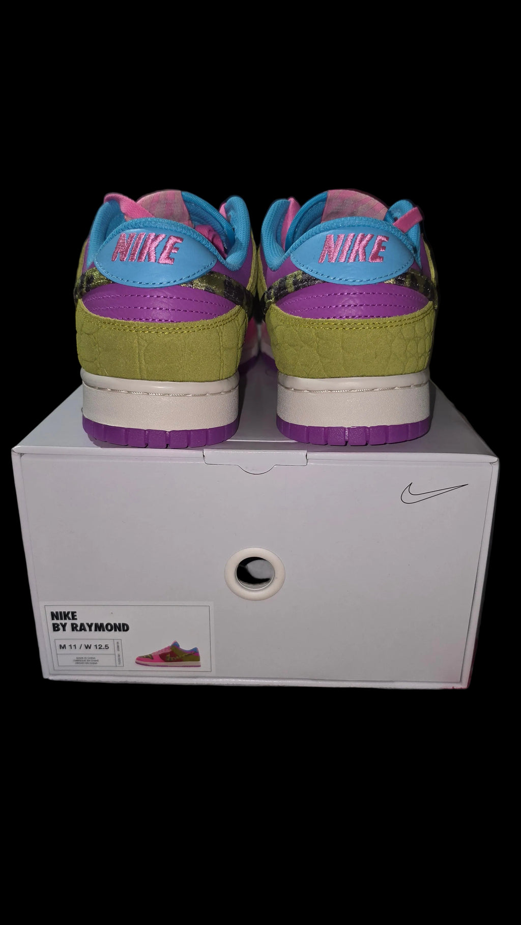 Nike Dunk Low "Unlocked By You" sneakers designed by fencer Miles Chamley-Watson.