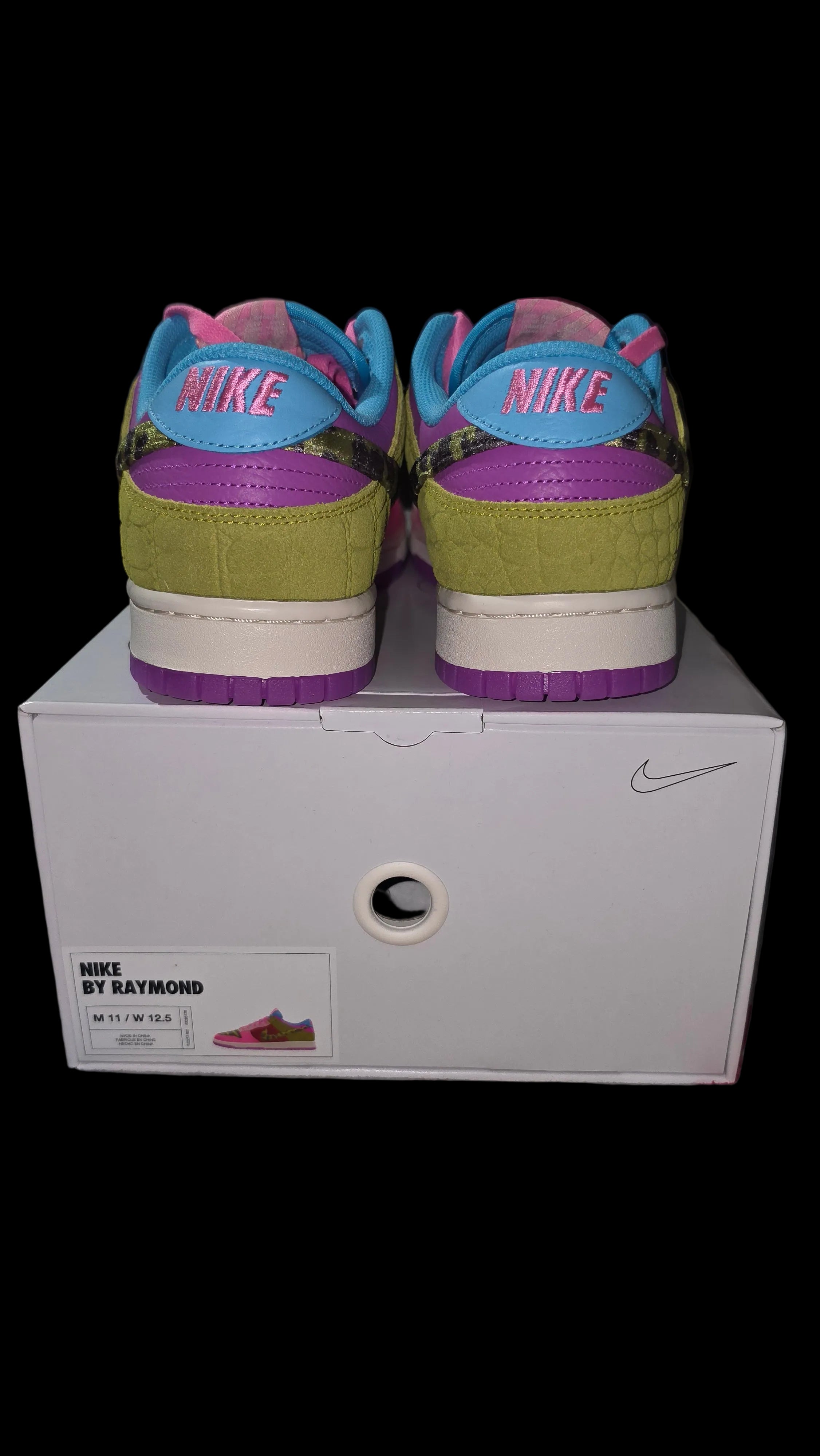 Nike Dunk Low "Unlocked By You" sneakers designed by fencer Miles Chamley-Watson.