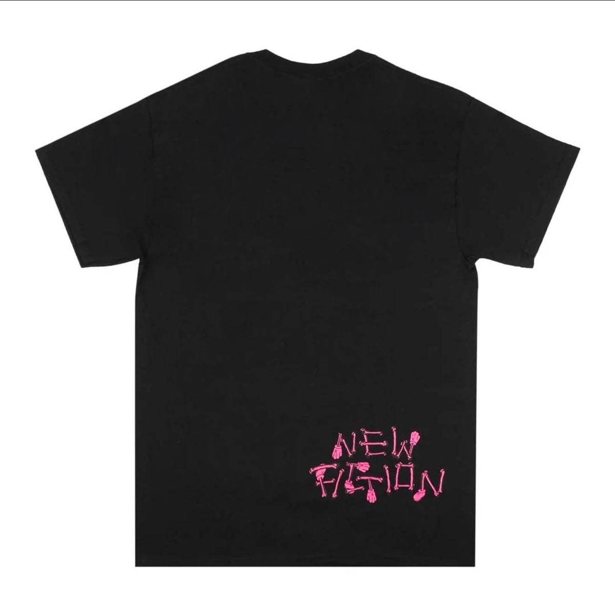 KAWS New Fiction Skeleton Graphic T-Shirt – Black, Size XL
