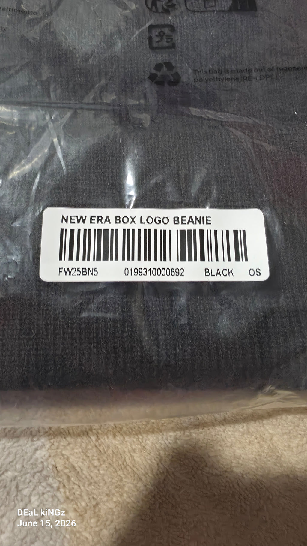 SUPREME/NEW ERA BOX LOGO (FW25BN5) BRAND NEW 💯% AUTHENTIC