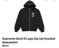 SUPREME DEVIL S LOGO ZIP-UP SIZE XL