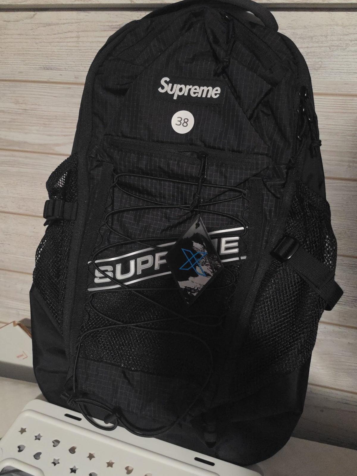 Supreme 3D Backpack – Black/White