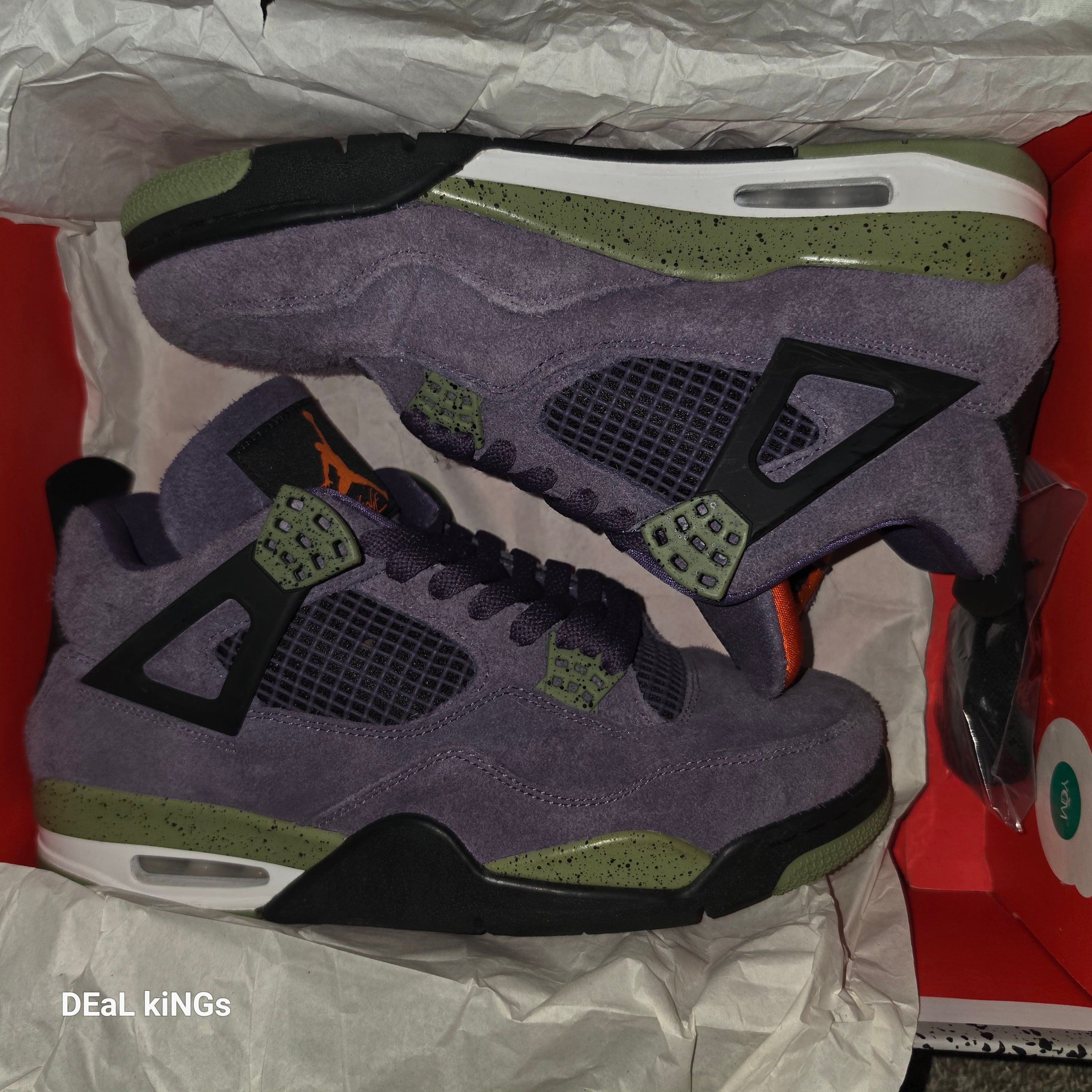 WMNS Air Jordan 4 Retro "Canyon Purple" (style code AQ9129-500) PRE-OWNED 💯% AUTHENTIC