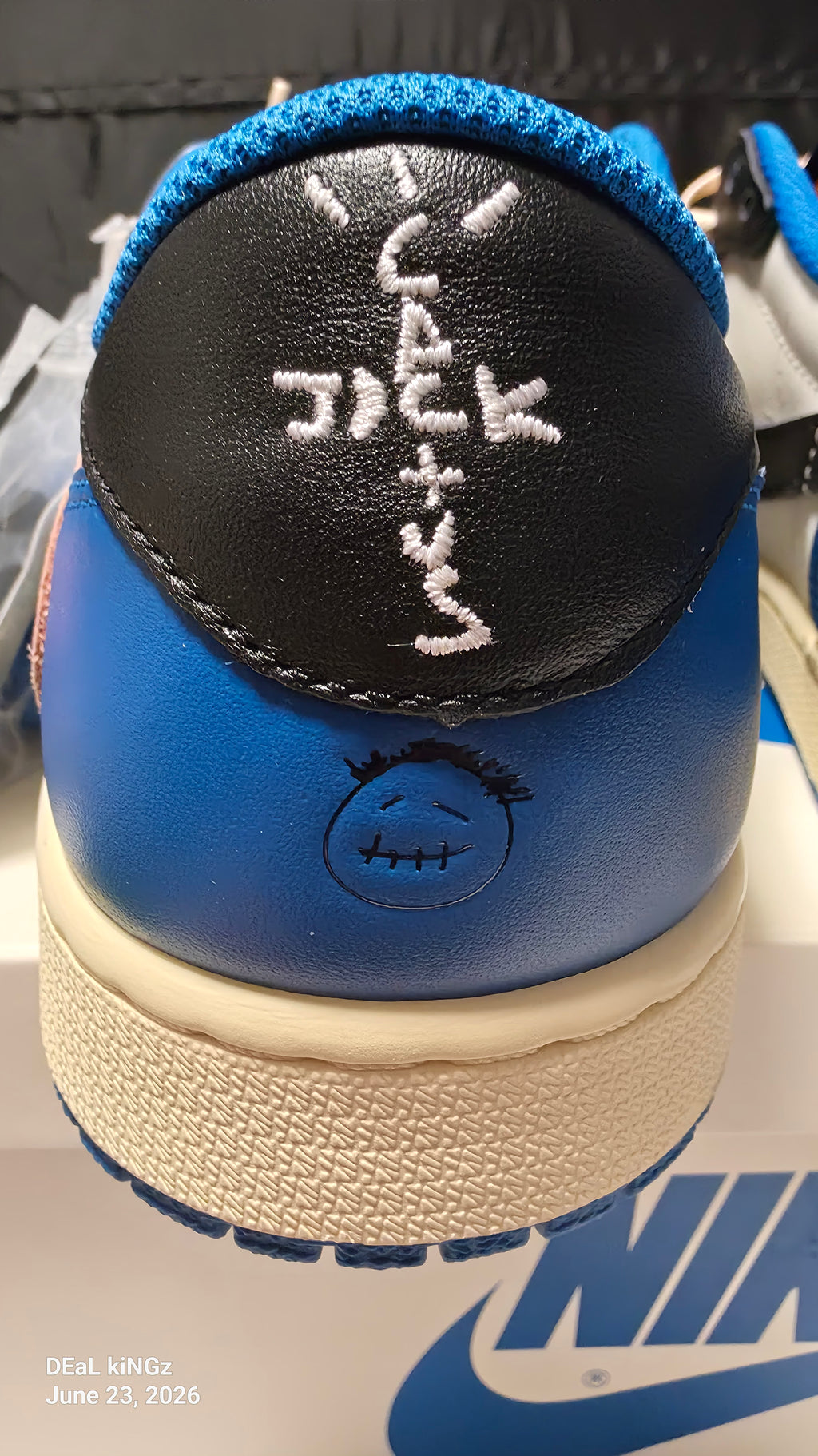 Fragment Design x Travis Scott x Air Jordan 1 Retro Low Men's SIZE -12 (not authenticated)