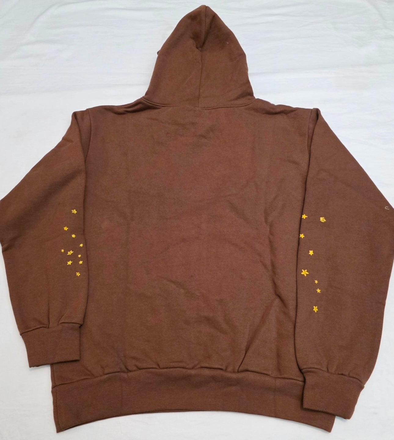 Sp5der Web Hoodie in Brown (specifically from rapper Young Thug's streetwear label SIZE MEDIUM BRAND NEW 💯% AUTHENTIC