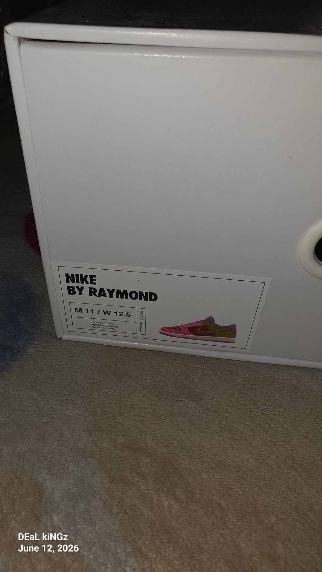 Nike Dunk Low "Unlocked By You" sneakers designed by fencer Miles Chamley-Watson.