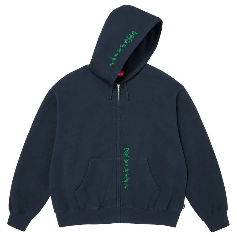 Supreme God Over Money T-Shirt – Navy, Size L