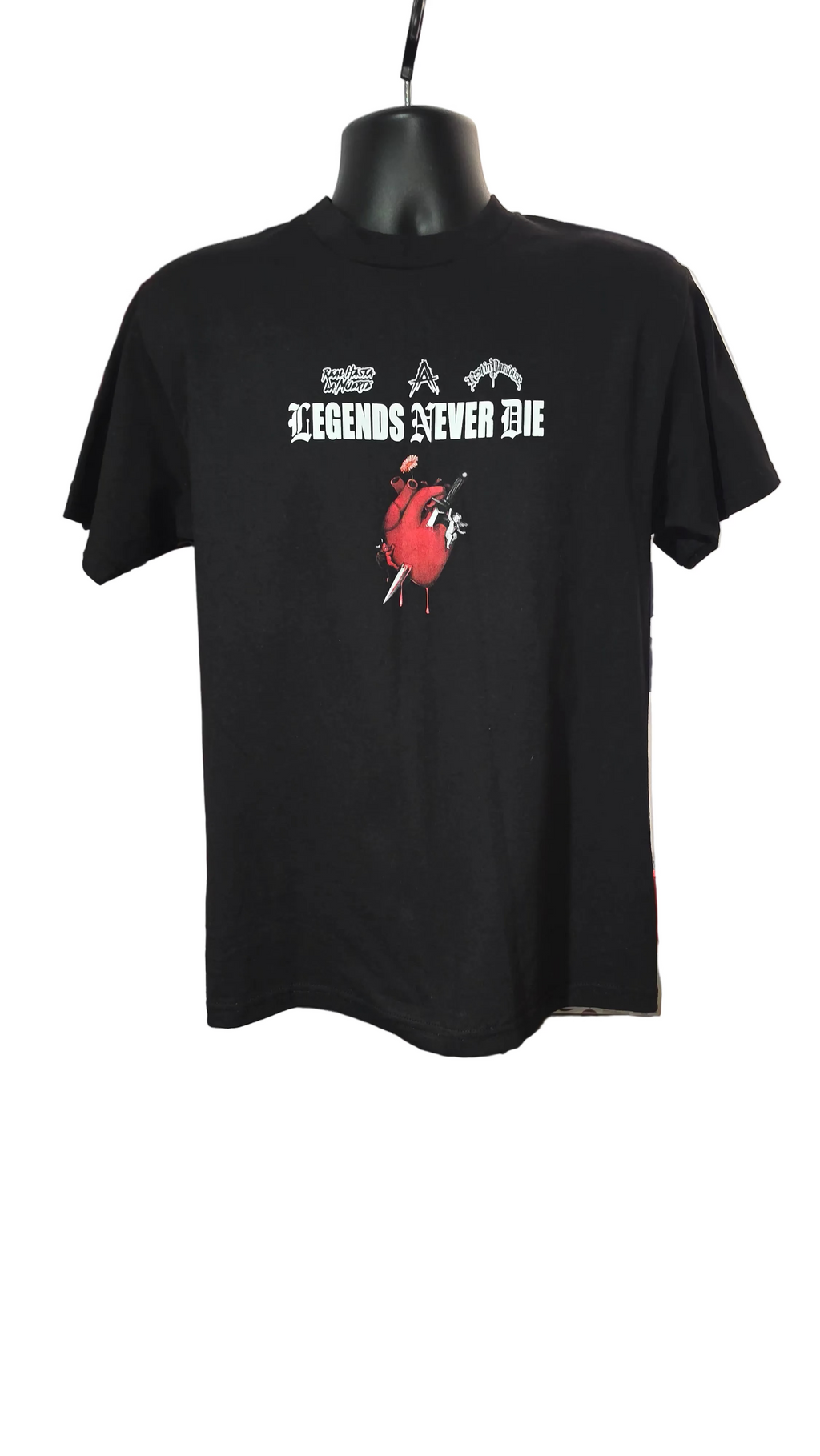 LEGENDS NEVER DIE TOUR T-SHIRT MEN'S SIZE MEDIUM