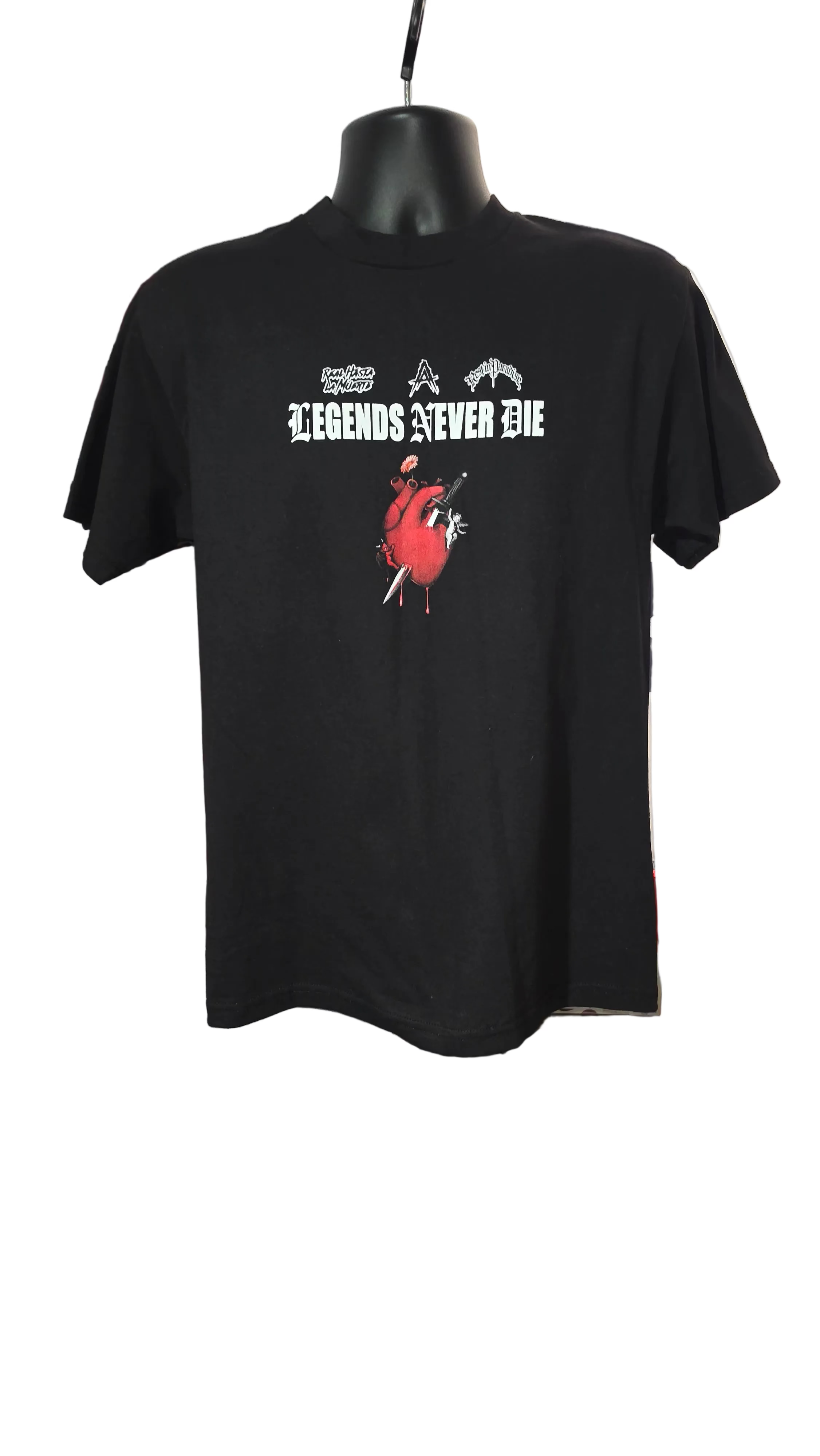LEGENDS NEVER DIE TOUR T-SHIRT MEN'S SIZE MEDIUM