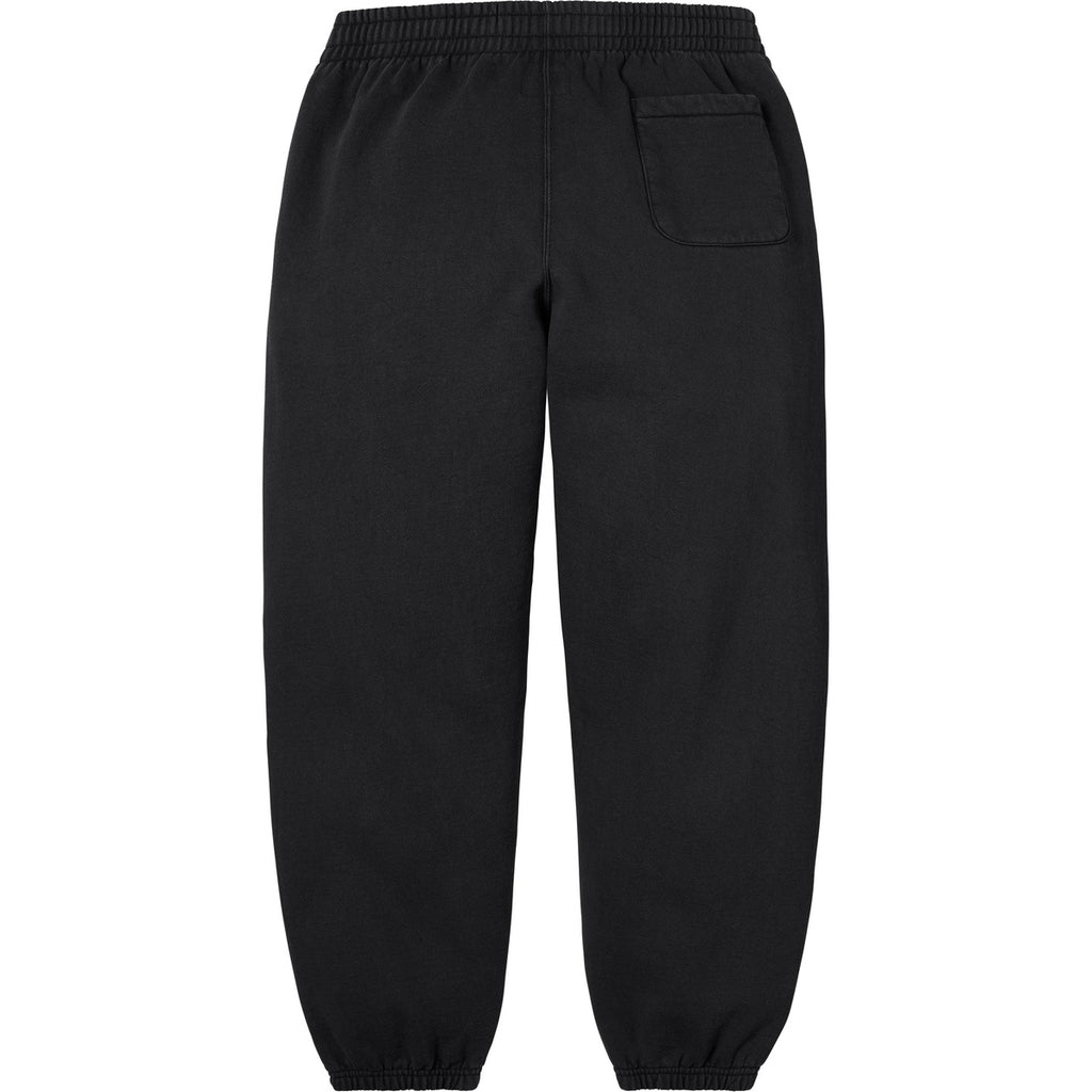 Supreme Small Box Sweatpant Black XL FW25 New Overdyed Regular Fit