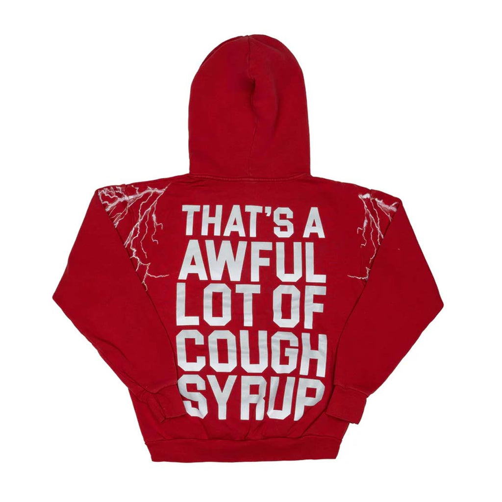 That's A Awful Lot Of Cough Syrup Hurricane Hoodie Red XXL New