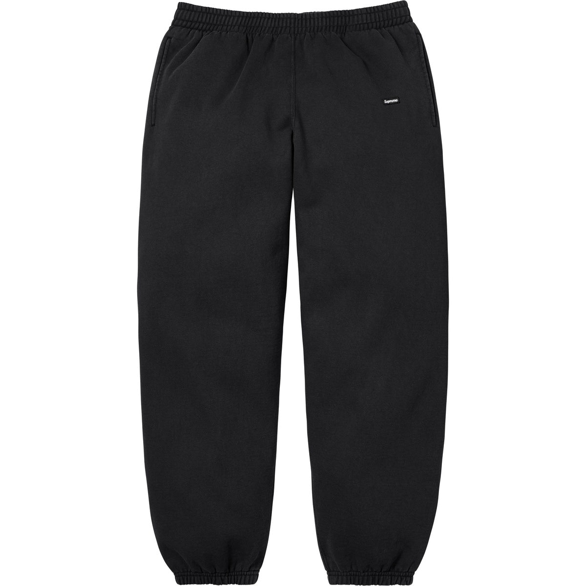 Supreme Small Box Sweatpant Black XL FW25 New Overdyed Regular Fit