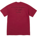 Supreme x Larry Clark Neighbor Tee – Cardinal, Size XXL